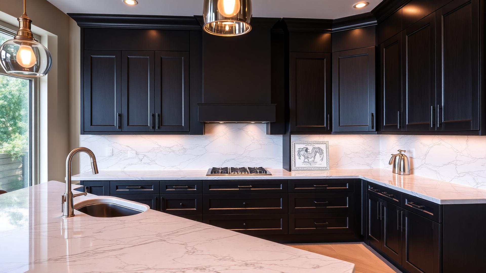 Modern renovated kitchen